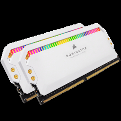 Pamięć Ram Corsair Dominator Platinum RGB DDR4 16GB 2x8GB 3600MHz CL18 1.35V White