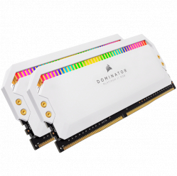 Pamięć Ram Corsair Dominator Platinum RGB DDR4 16GB 2x8GB 3600MHz CL18 1.35V White