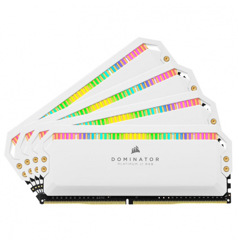 Pamięć Corsair Dominator Platinum RGB DDR4 32GB 4x8GB 3600MHz CL18 1.35V White