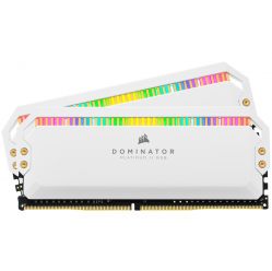 Pamięć Corsair Dominator Platinum RGB DDR4 16GB 2x8GB 3200MHz CL16 1.35V White