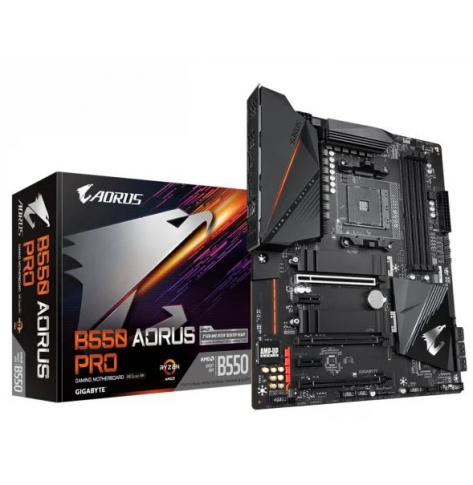 Płyta główna GIGABYTE B550 AORUS PRO AM4 DDR4 2xM.2 6xSATA ATX MB