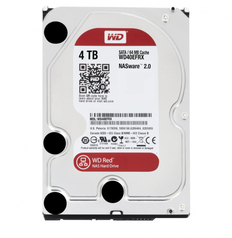 Dysk WD Red 4TB SATA 6Gb/s 256MB Cache Internal 8.9cm 3.5Inch 24x7