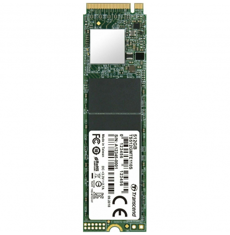 Dysk SSD Transcend 110S SSD 512GB  M.2 2280 PCIe Gen3x4  3D TLC