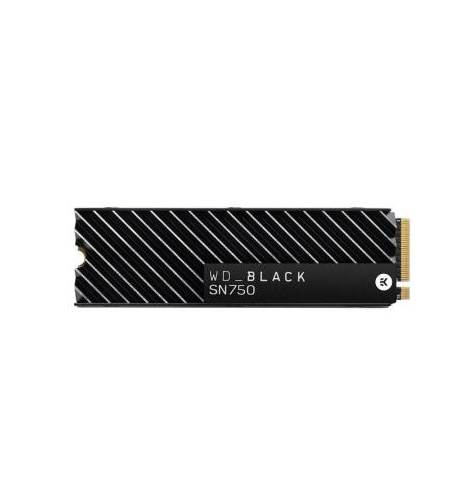Dysk SSD WD Black SN750 Gaming 500GB PCIe Gen3 8Gb/s M.2 High-Performance NVMe SSD Bulk with heatsink