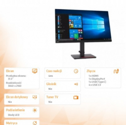 Monitor Lenovo ThinkVision T32p-20