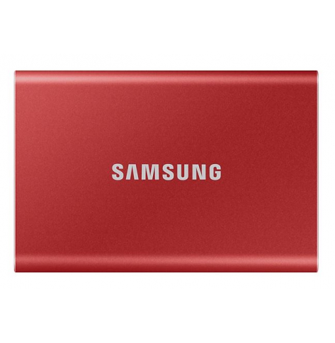 Dysk zewnętrzny Samsung Portable SSD T7 2TB extern USB 3.2 Gen 2 metallic red
