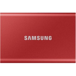 Dysk zewnętrzny Samsung Portable SSD T7 500GB extern USB 3.2 Gen 2 metallic red