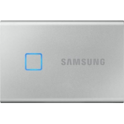Dysk zewnętrzny Samsung SSD T7 Touch 500GB extern USB 3.2 Gen.2 metallic silver