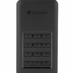 Dysk zewnętrzny Verbatim External SDD 256GB Store & Go G1 2.5  USB3.1 Black Secure Portable