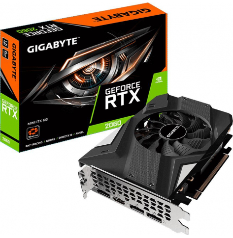 Karta graficzna Gigabyte GeForce RTX 2060 MINI ITX 6GB GDDR6 DP HDMI