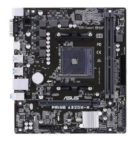 Płyta główna ASUS PRIME A320M-R-SI AM4 DDR4 4xSATA HDMI VGA mATX MB