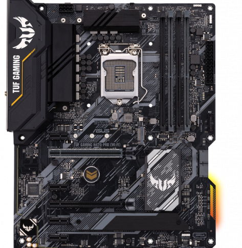 Płyta główna ASUS TUF GAMING H470-PRO WI-FI LGA 1200 ATX gaming motherboard with M.2 10 teamed power stages