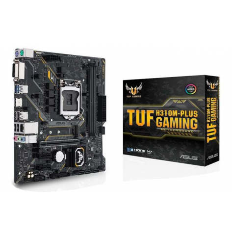 Płyta główna ASUS TUF H310M-PLUS GAMING R2.0 LGA 1151 DDR4 1xM.2 6xSATA HDMI mATX MB