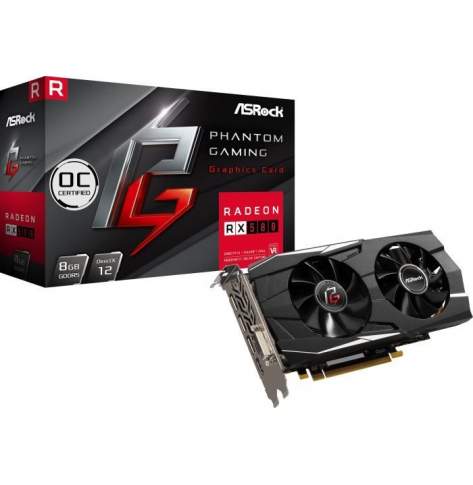 Karta graficzna ASRock Phantom Gaming D Radeon RX 580 8GB OC 8 GB GDDR5 3xDP HDMI DVI-D