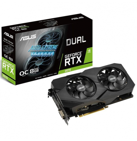 Karta graficzna ASUS DUAL GeForce RTX 2070 EVO V2 OC edition 8GB GDDR6