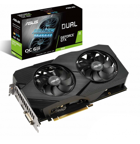 Karta graficzna ASUS Dual GeForce GTX 1660 OC edition 6GB GDDR5 EVO