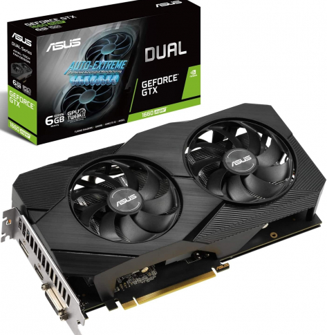 Karta graficzna Asus Dual GeForce GTX 1660 Super Advanced Edition 6GB GDDR6 EVO