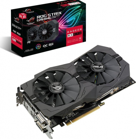 Karta graficzna ASUS ROG Strix Radeon RX570 OC edition 8GB GDDR5