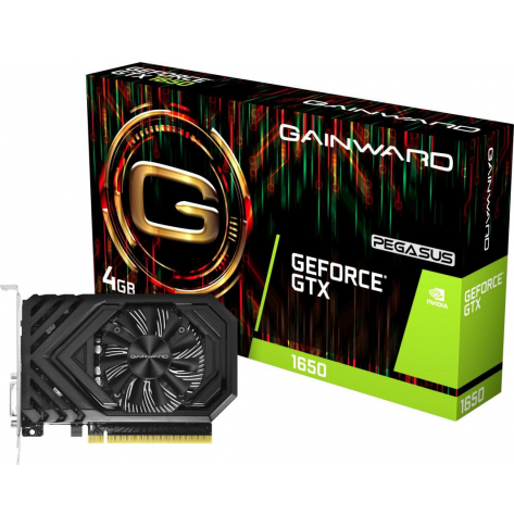 Karta graficzna GAINWARD GeForce GTX 1650 Pegasus OC 4GB GDDR6 DP HDMI DVI-D