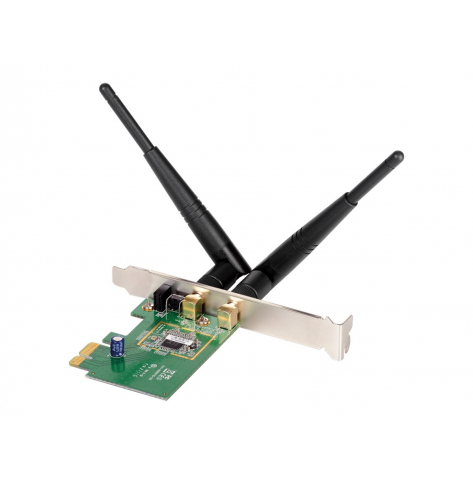 Karta sieciowa  Edimax Wireless 802.11b/g/n 300Mbps PCIe   low profile bracket incl.  PCI Expres