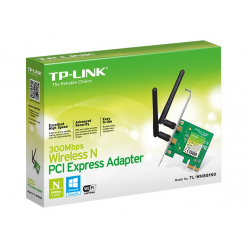 Karta sieciowa  TP-Link TL-WN881ND PCIe Wireless 802.11n/300Mbps 2 odłączalne ant