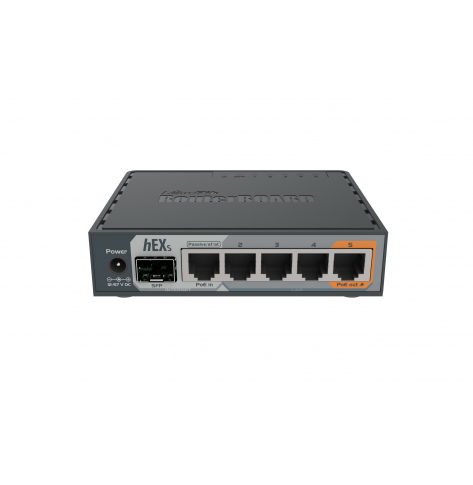 Router MIKROTIK MT RB760iGS MikroTik RB760iGS hEX S L4 256MB RAM 5xLAN 1xUSB 1xSFP 1xPoE output