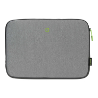 Pokrowiec Dicota Skin FLOW 13-14.1 grey green