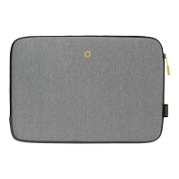 Pokrowiec Dicota Skin FLOW 13-14.1 grey yellow