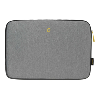 Pokrowiec Dicota Skin FLOW 15-15.6 grey yellow