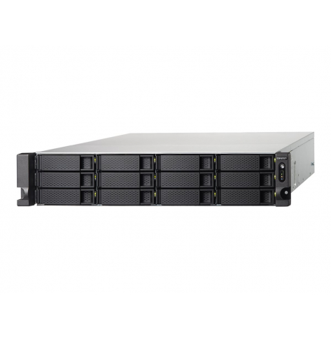 Dysk sieciowy Qnap 12-Bay TurboNAS, SATA 6G, AMD 4C 2,1GHz, 16GB, 4x GbE LAN, 2x10Gb,w/o rails