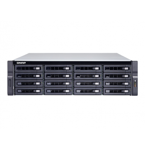 Dysk sieciowy Qnap 16-Bay TurboNAS, AMD Ryzen 6C 3,4GHz, 8GB, 2xGbE LAN, 2x10Gb SFP+, RPS