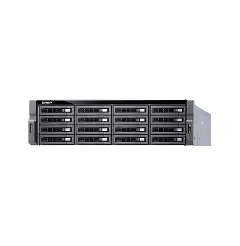 Dysk sieciowy Qnap 16-Bay TurboNAS, SATA, AMD 4C 2,1GHz, 16GB, 2xGbE, 2x10Gb SFP+ RP w/o rails