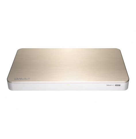 Dysk sieciowy Qnap 4-Bay Fanless, Celeron 4C 1,5 GHz, 4GB RAM, 1x10Gb LAN, 1x1GbE, 3xUSB 3.0