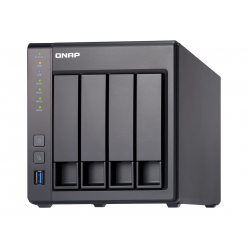 Dysk sieciowy Qnap 4-Bay TurboNAS, SATA 6G, 2-Core 1.7GHz, 8GB RAM, 2x GbE LAN, 3xUSB 3.0