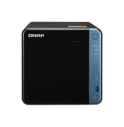 Dysk sieciowy Qnap 4-Bay TurboNAS, SATA 6G, Celeron1.5G 4-Core, 2GB RAM, 2x1Gb,optional 1x10Gb