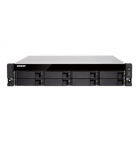 Dysk sieciowy Qnap 8-Bay TurboNAS, AMD Ryzen 4C 3,1GHz, 4GB, 2xGbE LAN, 2x10Gb SFP+, RPS