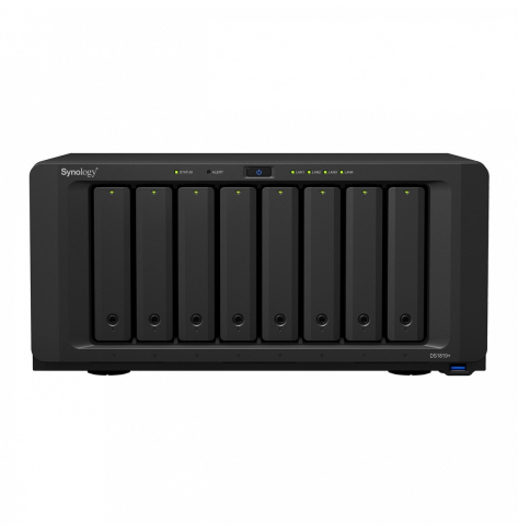 Dysk sieciowy Synology DS1819+, 8-Bay SATA, Intel 4C 2,1GHz, 4GB, 4xGbE LAN, 4xUSB3, 2xeSATA