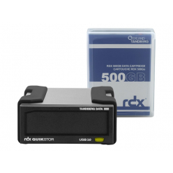 Napęd Tandberg RDX External drive kit with 500GB, black, USB3+ (inc. Windows Backup)