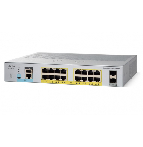 Switch Cisco C1000-16T-2G-L Catalyst 1000 16-Portów 10/100/1000 2 porty Gigabit SFP (uplink)