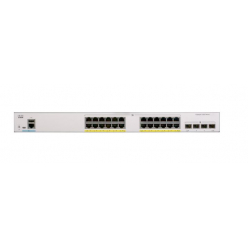 Switch Cisco Catalyst 1000 24-Port Gigabit PoE+ PoE Budget 195W 4 x 1G SFP Uplinks LAN Base