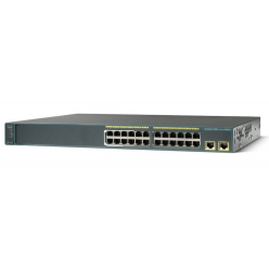 Switch Cisco Catalyst 2960 24 10/100, 2 10/100/1000, LAN Base Image REFURBISHED