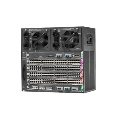 Switch Cisco WS-C4506-E Catalyst 4500-E 6 (wolnych) gniazd rozszerzających