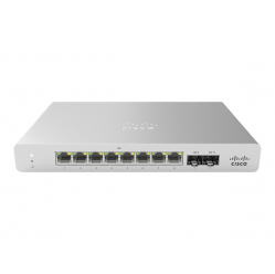 Switch Cisco Meraki MS120-8 8 portów 10/100/1000 2 porty Gigabit SFP