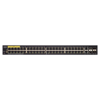 Switch Cisco SF350-48P 48-portów 10/100 (PoE+) 2 porty 10/100/1000 2 zestawy Gigabit SFP