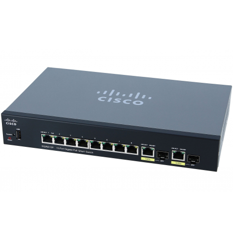 Switch smart Cisco SG250-10P 8 portów 10/100/1000 (PoE+)