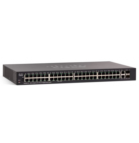 Switch smart Cisco SG250X-48 48-Portów 10/100/1000 2 porty 10 Gigabit Ethernet 2 porty 10 Gigabit SFP+