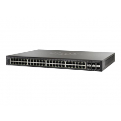 Switch wieżowy Cisco SG350X-48P 48 portów 10/100/1000 (PoE+) 2 porty combo 10 Gigabit SFP+ 2 porty 10 Gigabit SFP+
