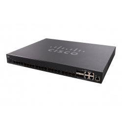 Switch wieżowy Cisco SX350X-24F 20 portów 10 Gigabit SFP+ 4 porty combo 10 Gigabit SFP+ 4 porty 10Gb Ethernet