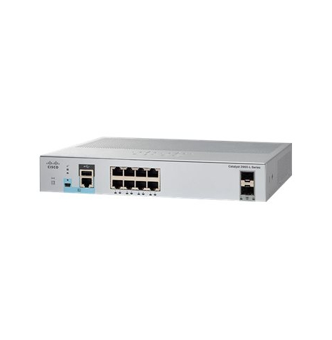 Switch Catalyst WS-C2960L-8TS-LL 2960L 8 portów 10/100/1000 2 porty Gigabit SFP (uplink)