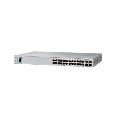Switch Smart zarządzalny Cisco Catalyst 2960L 24 porty 10/100/1000 4 porty Gigabit SFP (uplink)